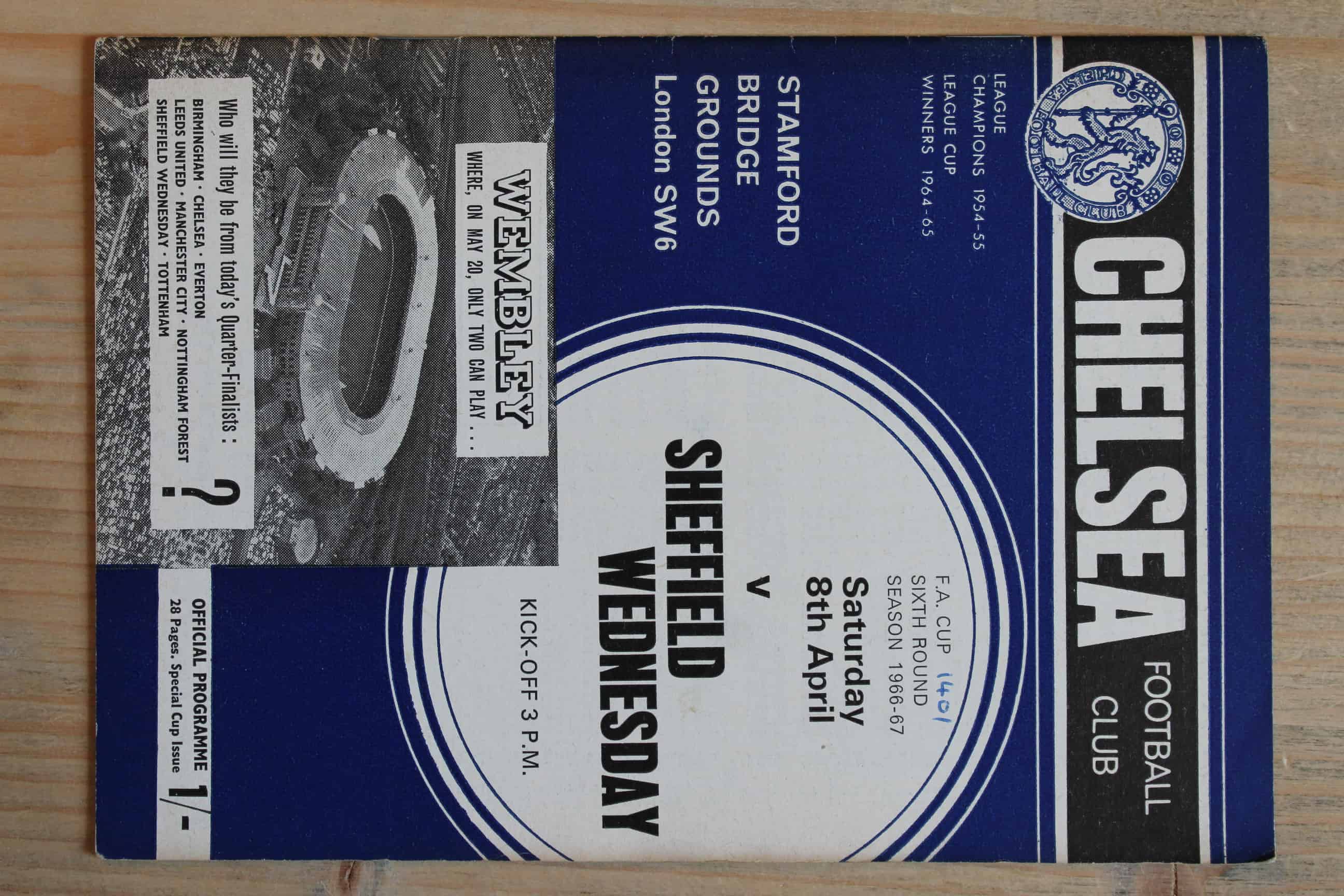 Chelsea FC v Sheffield Wednesday FC 